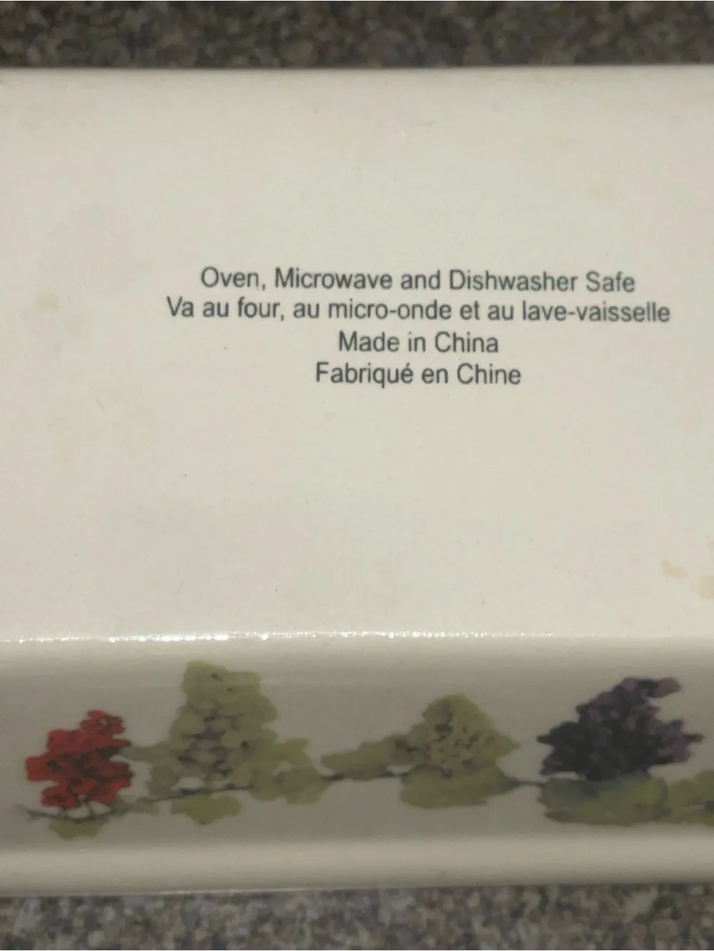 Set of 4 Stoneware Mini Loaf Pans in “Grapevine” Excellent Condition
